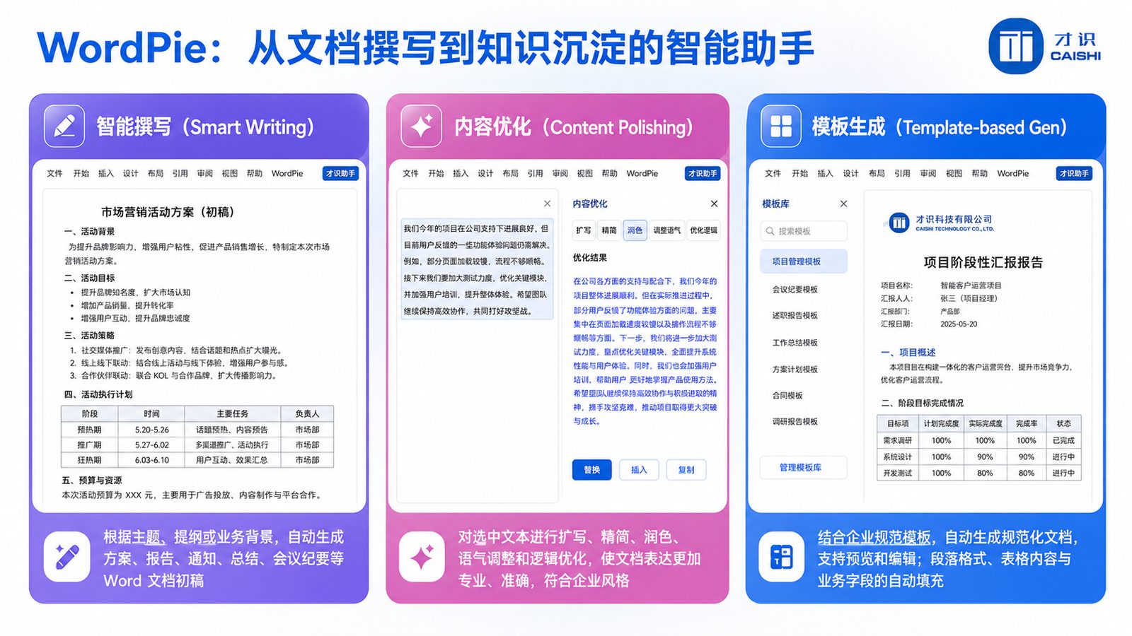 WordPie 智能文档撰写助手